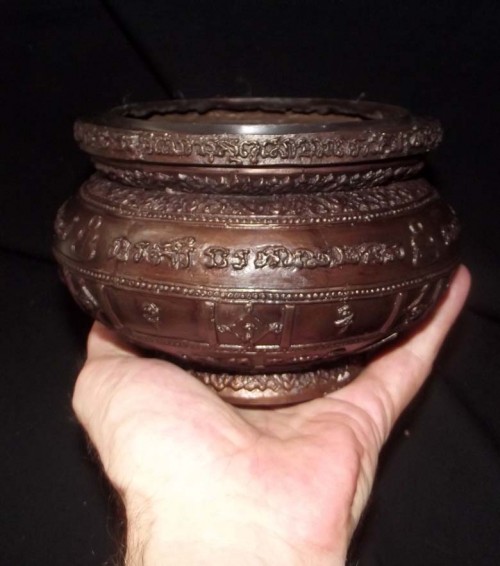 Bronze Holy Prayer Water + Incense Bowl