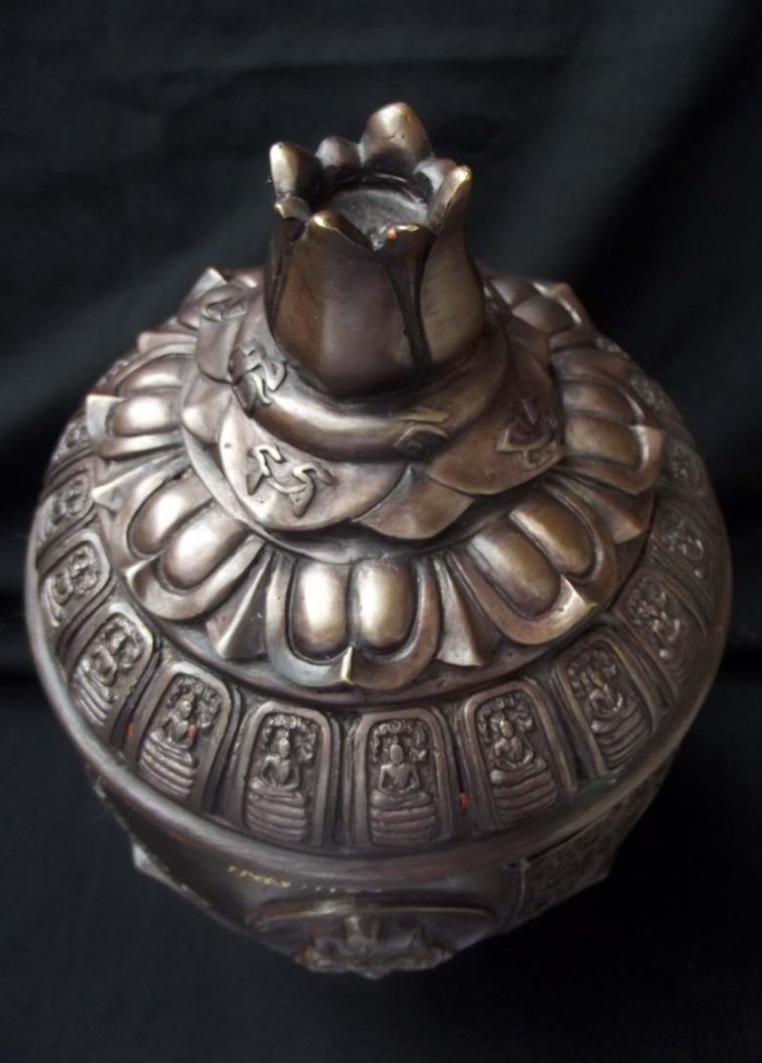 Bronze Holy Prayer Water + Incense Bowl