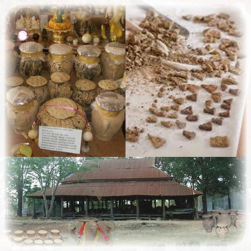 Pra Kru Luang Por Ngern Amulets found at Wat Khao Pra Dtai