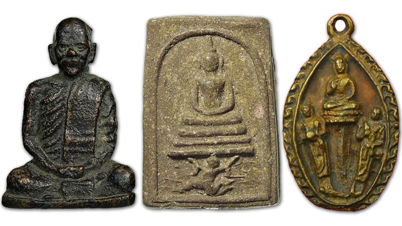 The Amulets of Luang Por Chaeng Wat Bang Pang