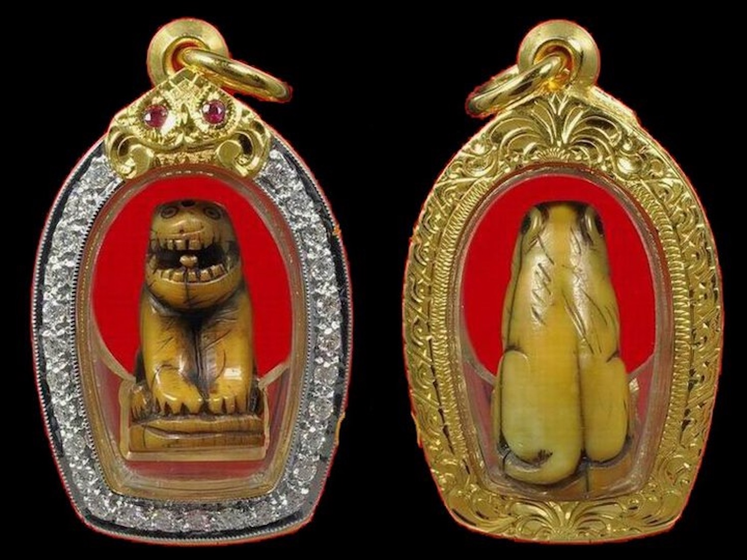 Suea Luang Por Parn Gold Casing