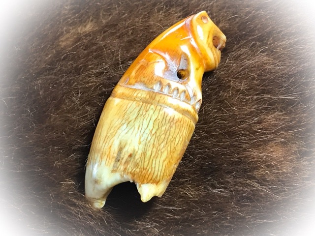 Carved Tooth Tiger Amulet for Protection LP Parn (14)