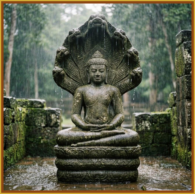 Pra Nakprok Buddha Rupa Lopburi Style